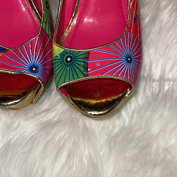 Peep Toe Platform Heels 👠 - Picture 4 of 8